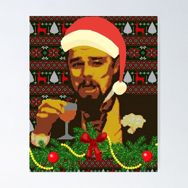 Aperçu de l'œuvre Leo Laughing Meme Dank Ugly Christmas créée et vendue par torpeytedrowf.