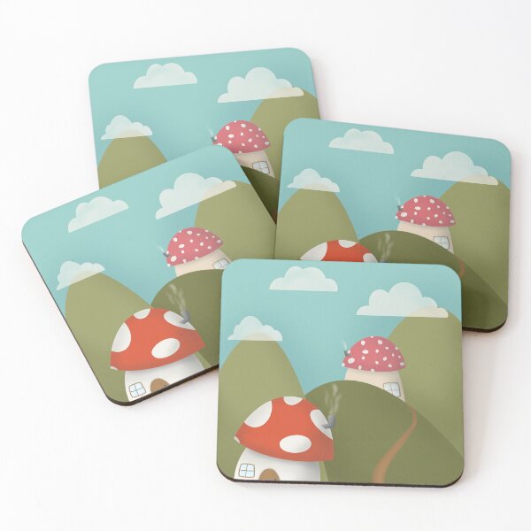 Item preview, Mushroom Huts designed and sold by Cute Curations.