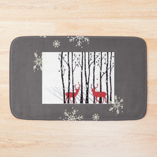 Item preview, Snowflakes And Deer designed and sold by lifeinspired4u.