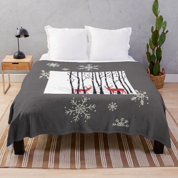 Item preview, Snowflakes And Deer designed and sold by lifeinspired4u.