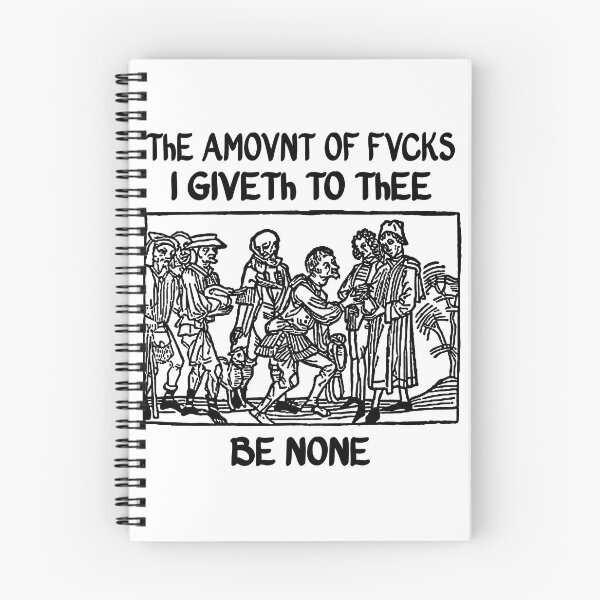Item preview, The Amount Of Fvcks I Giveth To Thee Be None designed and sold by PapaBujuGaming.