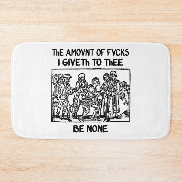Item preview, The Amount Of Fvcks I Giveth To Thee Be None designed and sold by PapaBujuGaming.