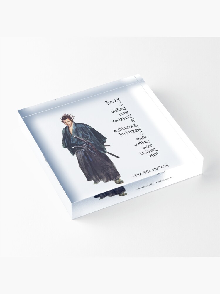 Alternate view of Miyamoto Musashi Excerpt Acrylic Block
