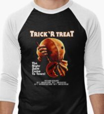Trick 'r Treat Halloween Mashup T-Shirt Men's Baseball ¾ T-Shirt
