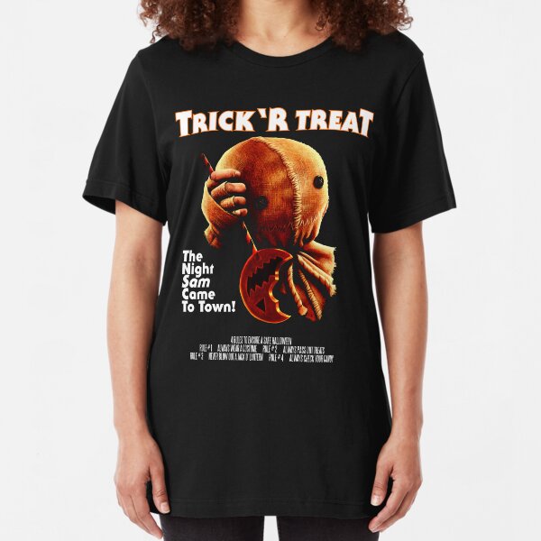 Trick 'r Treat Halloween Mashup T-Shirt Slim Fit T-Shirt