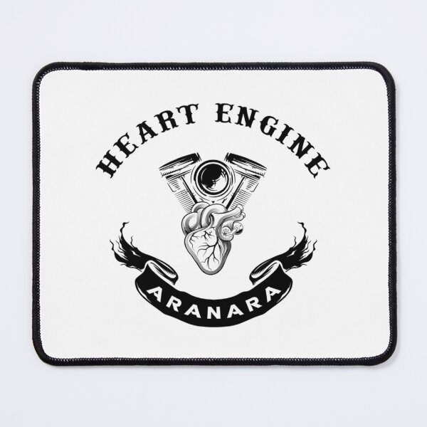 Item preview, The Heart Engine With Ribbon Custom Motocycles designed and sold by BoomWaddup.