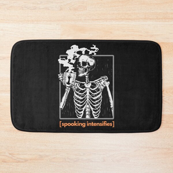 Item preview, Spooking Amplifies Coffee Spooky Skeleton Meme designed and sold by cutenevil.