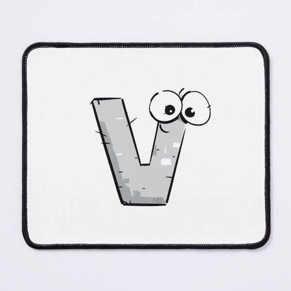 Item preview, V- Alphabet designed and sold by Neda Sadreddin.