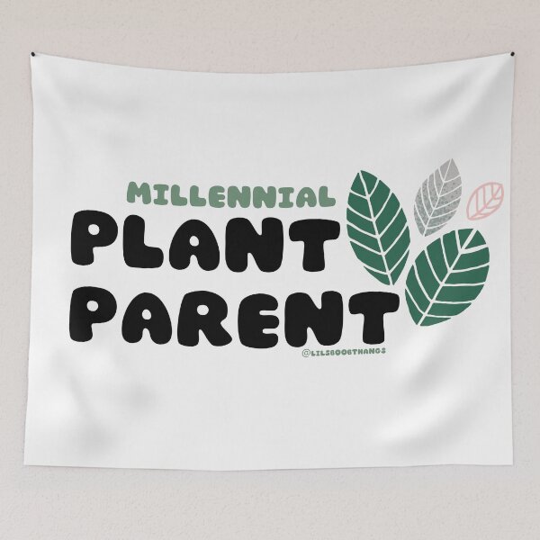 Item preview, Millennial Plant Parent. v3 | lilsboobthangs designed and sold by lilsboobthangs.
