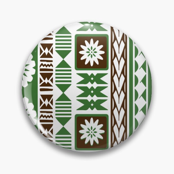Item preview, Green Fijian Tapa Cloth Design designed and sold by Alafina2019.
