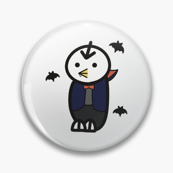 Item preview, hallowenn dracula penguin with bat designed and sold by PenguinRony.