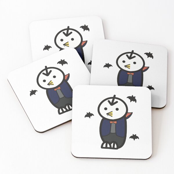 Item preview, hallowenn dracula penguin with bat designed and sold by PenguinRony.