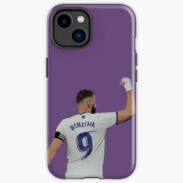 Blue Real Madrid Jersey Series Karim Benzema iPhone Case for Sale by  farqaleitart