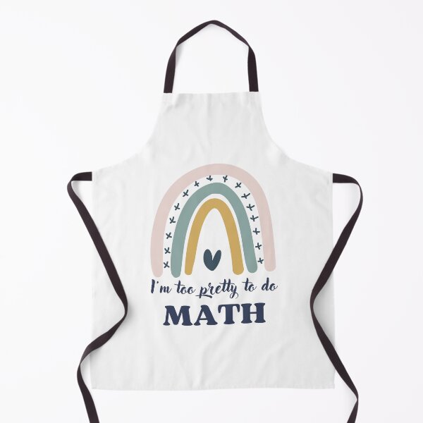 Item preview, i'm too pretty to do math sarcastic math homework gift designed and sold by MouDantArts.
