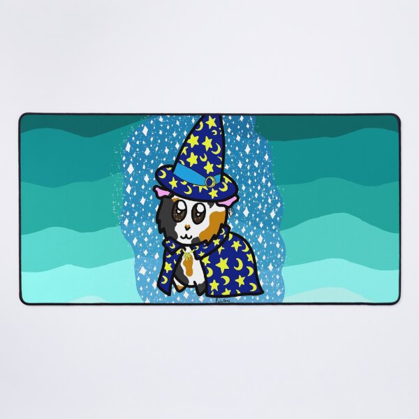 Item preview, Guinea Pig Wizard (Blue) designed and sold by PixieAnne23.