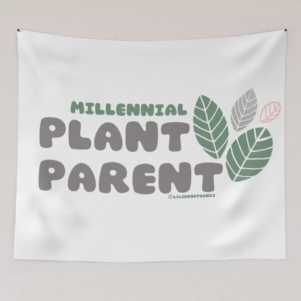 Item preview, Millennial Plant Parent. v4 | lilsboobthangs designed and sold by lilsboobthangs.