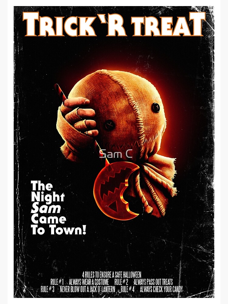 Trick 'r Treat Halloween Poster by samRAW08