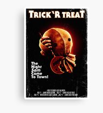 Trick 'r Treat Halloween Poster Canvas Print