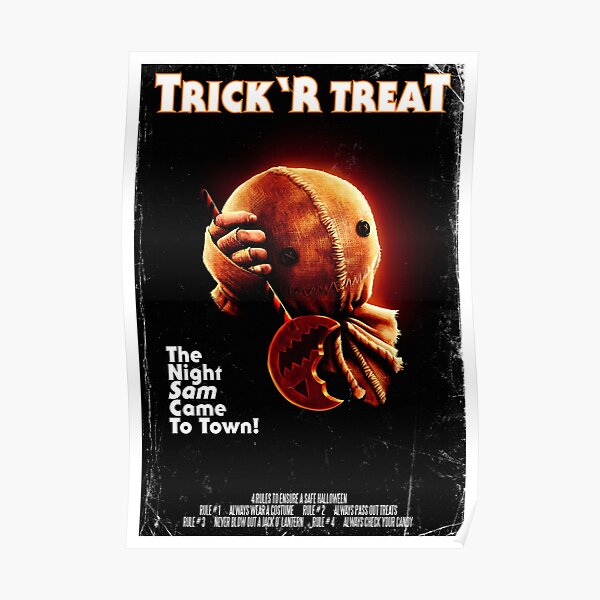 Trick &#39;r Treat Halloween Poster Poster