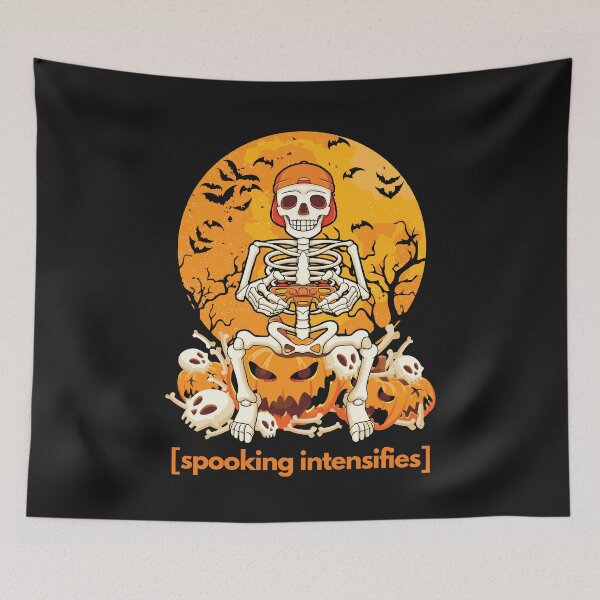Item preview, Spooking amplifies gaming spooky skeleton memes designed and sold by cutenevil.