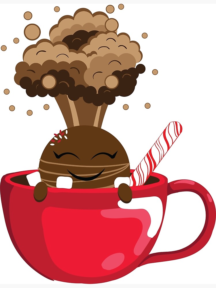 Bombe de chocolat chaud image stock. Image du cocktail - 207552245