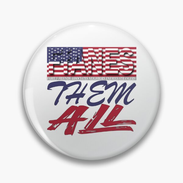 Item preview, FfANES THEM ALL AMERICAN FLAG PIN designed and sold by FfANES81.