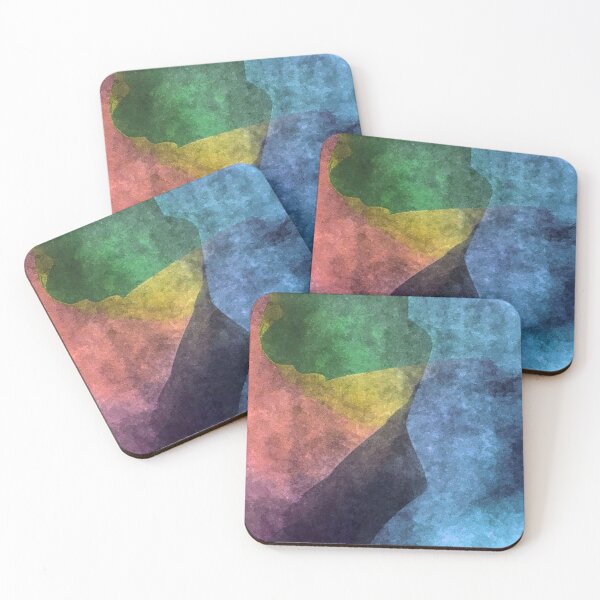 Item preview, Blue, Green, Pink And Black Abstract Modern Art designed and sold by DEC02.