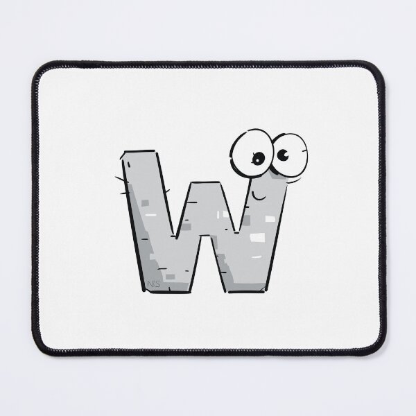 Item preview, W- Alphabet designed and sold by Neda Sadreddin.
