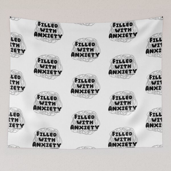 Item preview, Filled with Anxiety. v3 | lilsboobthangs designed and sold by lilsboobthangs.