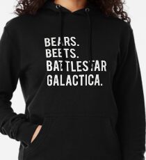 Bears Beets Battlestar Galactica! Lightweight Hoodie