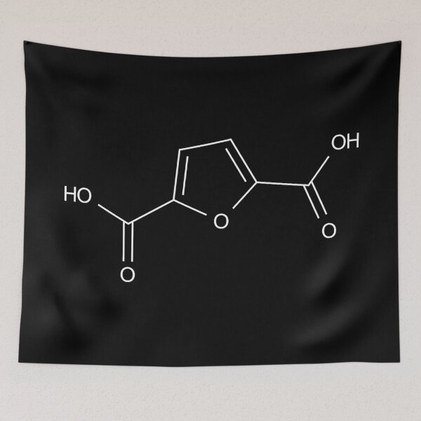 Item preview, 2,5-furandicarboxylic acid (FDCA) chemical molecule designed and sold by Girih.
