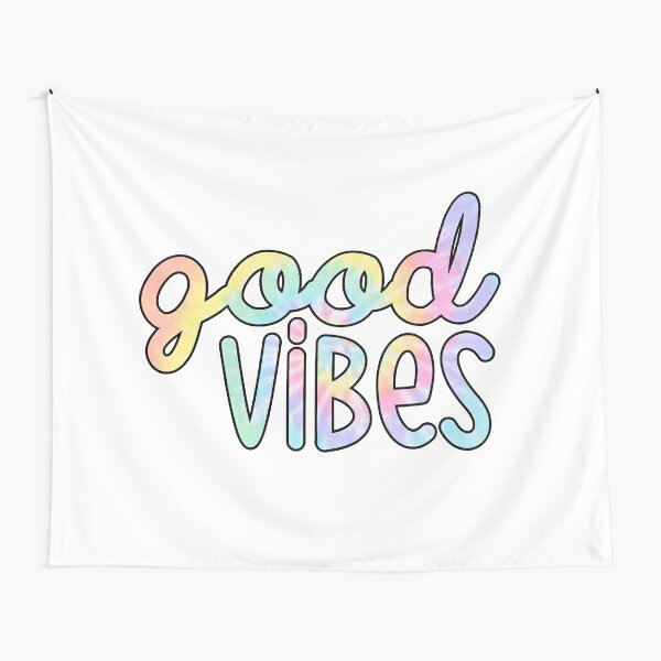 Good Vibes Pastel Tie Dye Tapestry By Divinefemme Redbubble 8598