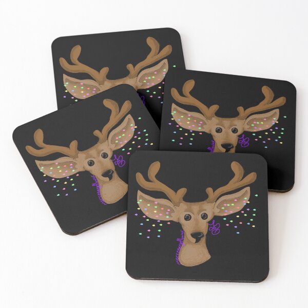 Item preview, Deer + Confetti designed and sold by mercenaryflower.