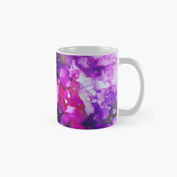 Abstract in pinks and purple Classic Mug