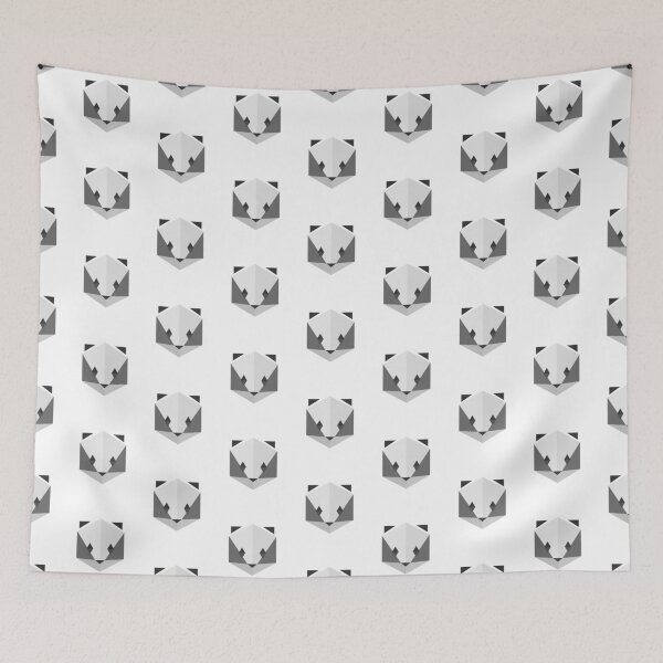 Item preview, Animinimal Badger (white) designed and sold by animinimal.