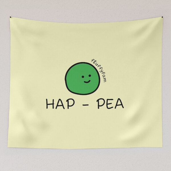 Item preview, Hap-pea fun pun designed and sold by fluffyfamcraft.