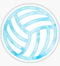 Vollyball Blau Sticker
