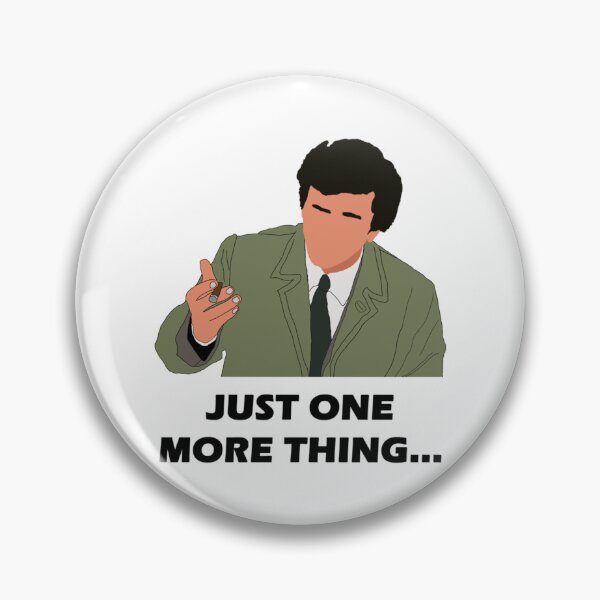 Item preview, Columbo Just One More Thing (Black)   designed and sold by Studio12b.