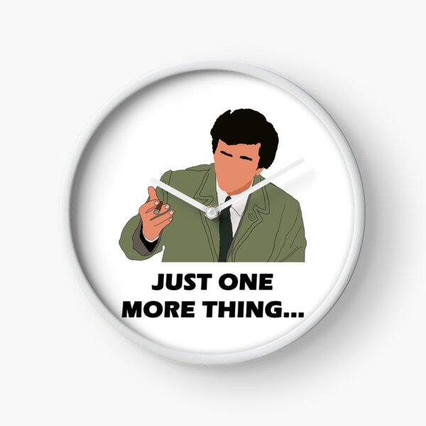 Item preview, Columbo Just One More Thing (Black)   designed and sold by Studio12b.