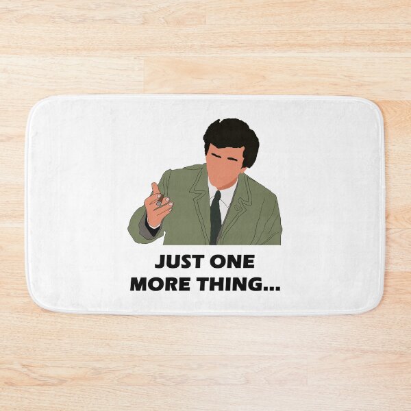 Item preview, Columbo Just One More Thing (Black)   designed and sold by Studio12b.