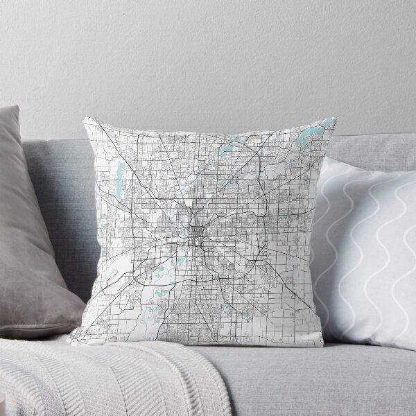Item preview, Indianapolis City Map of Indiana, USA - Circle designed and sold by deMAP.