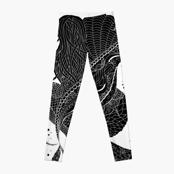 Mermaid black Leggings