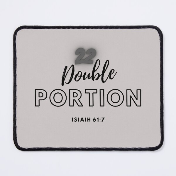 Item preview, Double Portion 22 Christian Design designed and sold by abundantlife10.