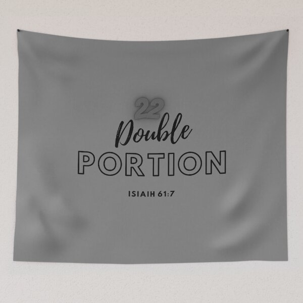 Item preview, Double Portion 22 Christian Design designed and sold by abundantlife10.