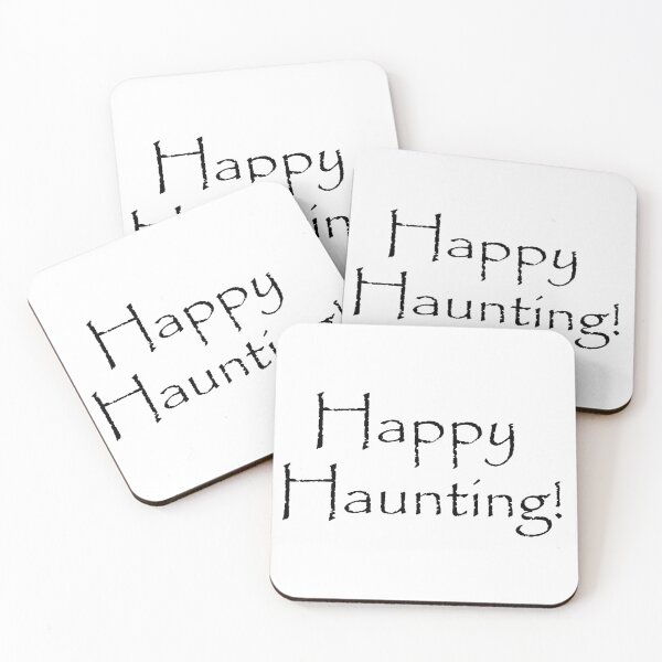 Item preview, Happy Haunting! text #3 Halloween Collection. designed and sold by GRAVITYdotLIFE.