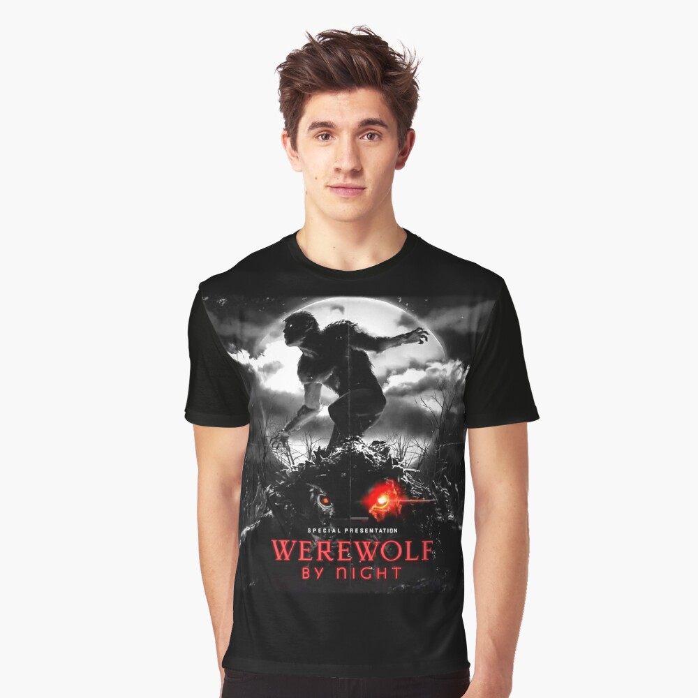 Werewolf By Night in Color Official Poster Classic T-Shirt - Byztee