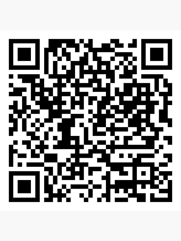 "rickroll qr code" Sticker for Sale by bsashop | Redbubble