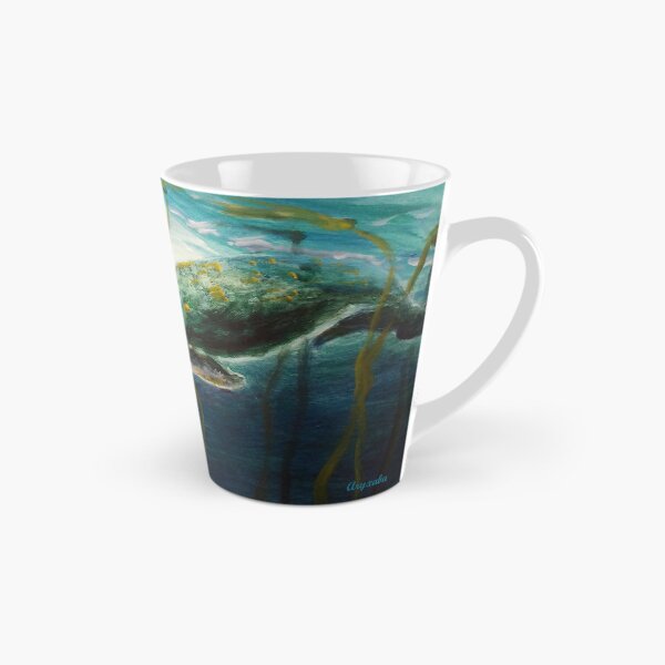 Item preview, Whale Song, Whale Mother and Calf, Underwater Painting designed and sold by Aryxaba.