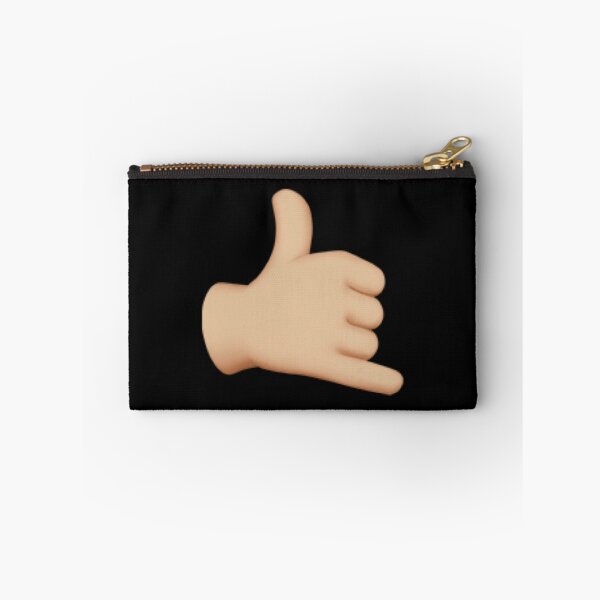 Item preview, Hang Loose Emoji Sticker designed and sold by Rhubarbbechtel.