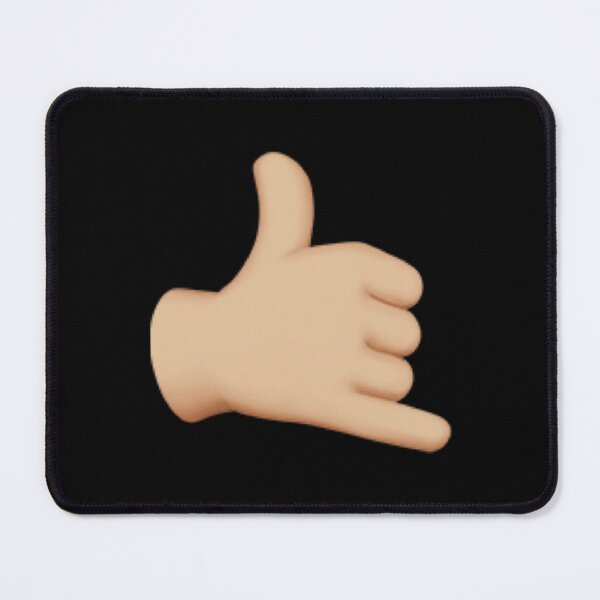 Item preview, Hang Loose Emoji Sticker designed and sold by Rhubarbbechtel.